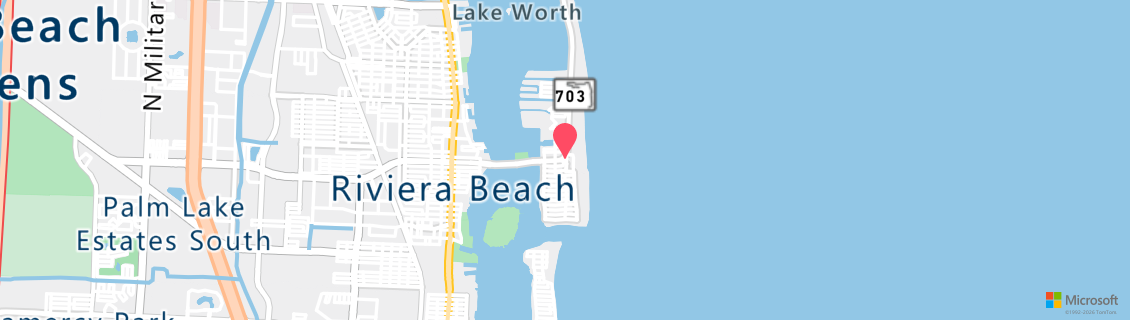 Map of the dive shop Pura Vida Divers