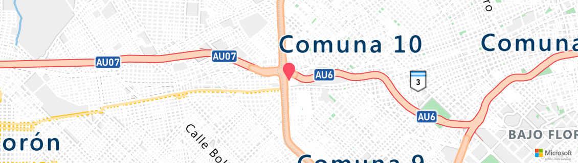 Map of the dive shop Atlantida Diving School