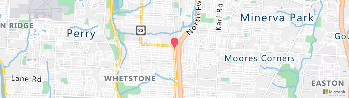 Map of the dive shop Columbus Scuba Inc.