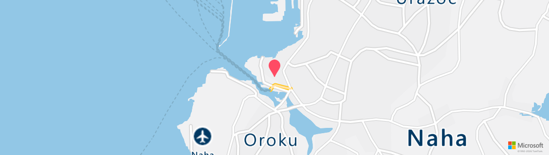 Map of the dive shop Marea Okinawa