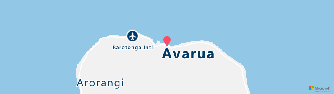 Map of the dive shop Dive Rarotonga