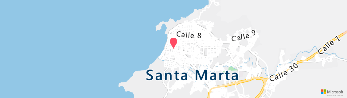 Map of the dive shop Tienda de Buceo El Rodadero