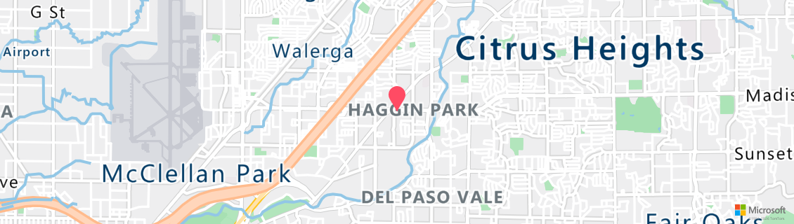 Map of the dive shop Scuba World Sacramento