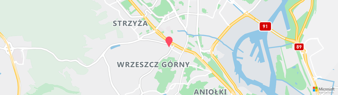 Map of the dive shop Centrum Nurkowe Tryton