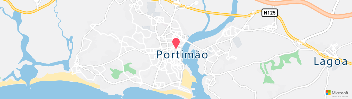 Umgebungskarte des Tauchshops Exclusive Divers Algarve