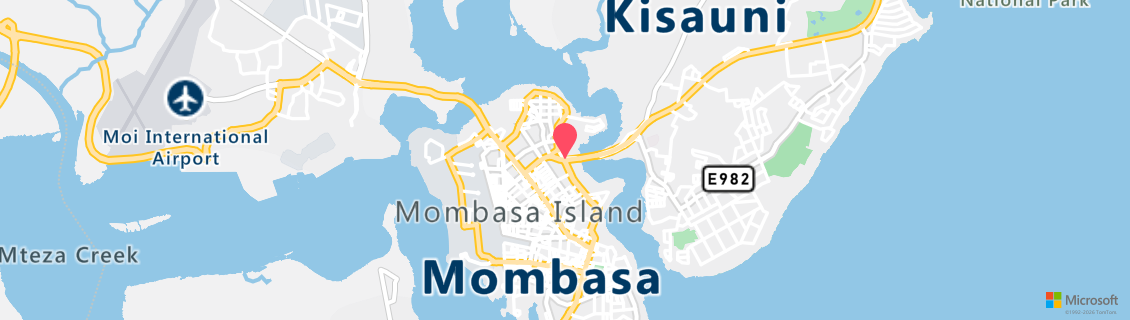 Umgebungskarte des Tauchshops Diani Marine, Ltd.