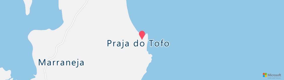 Map of the dive shop Tofo Scuba