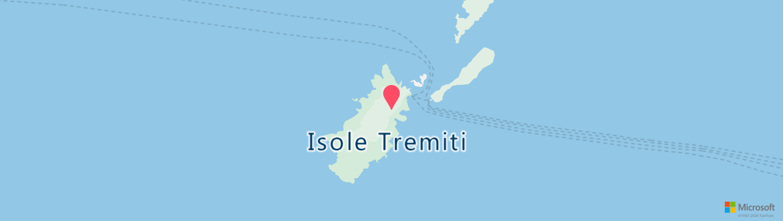 Umgebungskarte des Tauchshops MARLINTREMITI ASD