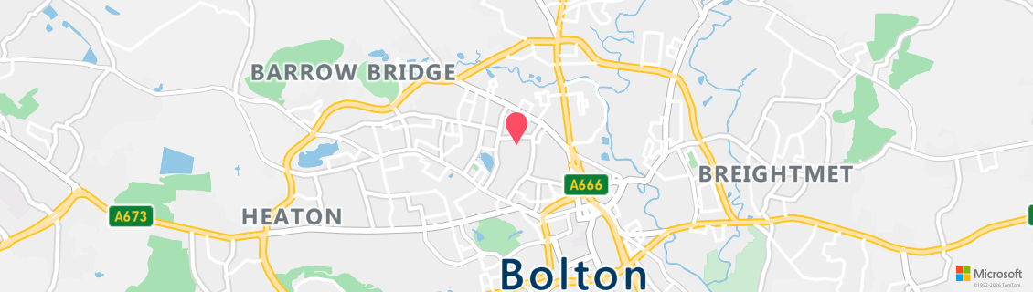 Map of the dive shop Bolton Area Divers