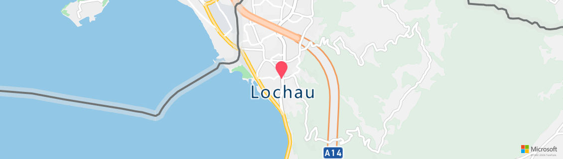 Map of the dive shop Laguna Lochau