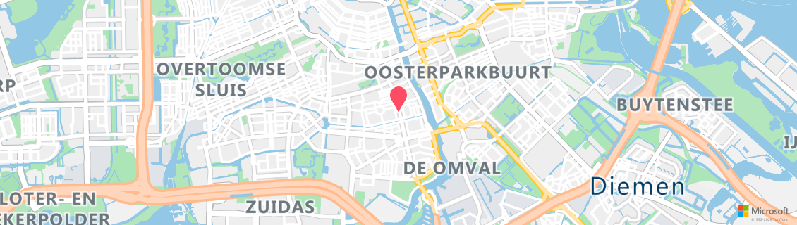 Map of the dive shop Scuba Center Amsterdam