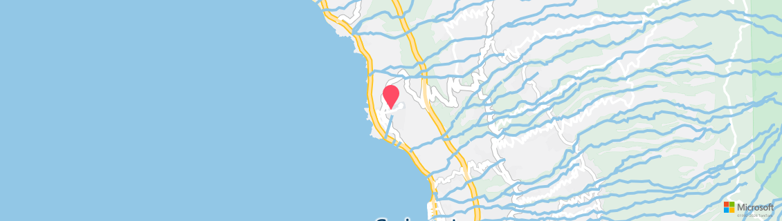 Map of the dive shop Reunion Plongee