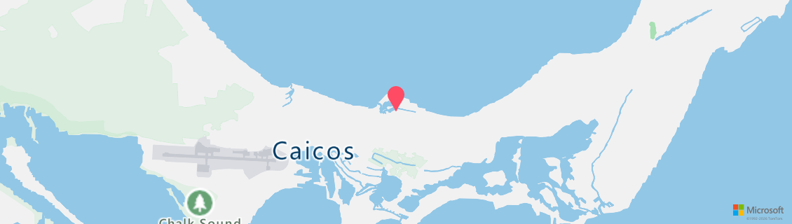 Map of the dive shop Art Pickering's Provo Turtle Divers