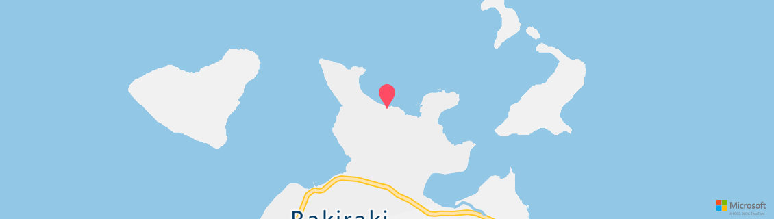 Map of the dive shop RA Divers Fiji