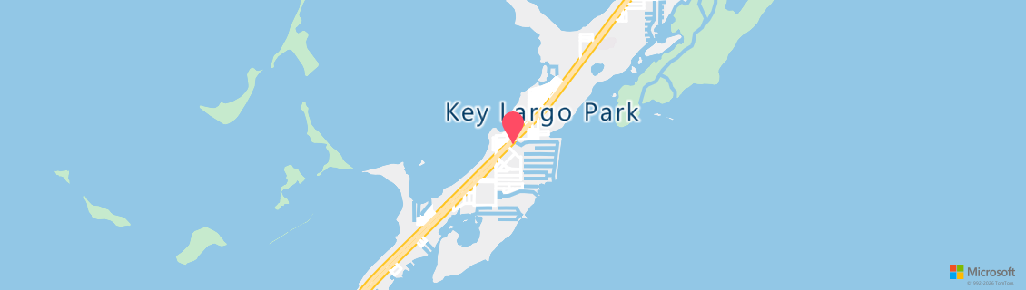 Map of the dive shop BlueWater Divers