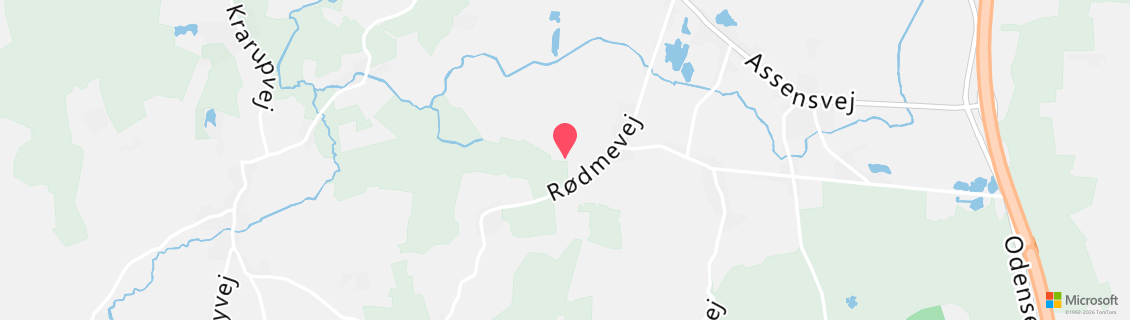 Map of the dive shop Rødme dyk