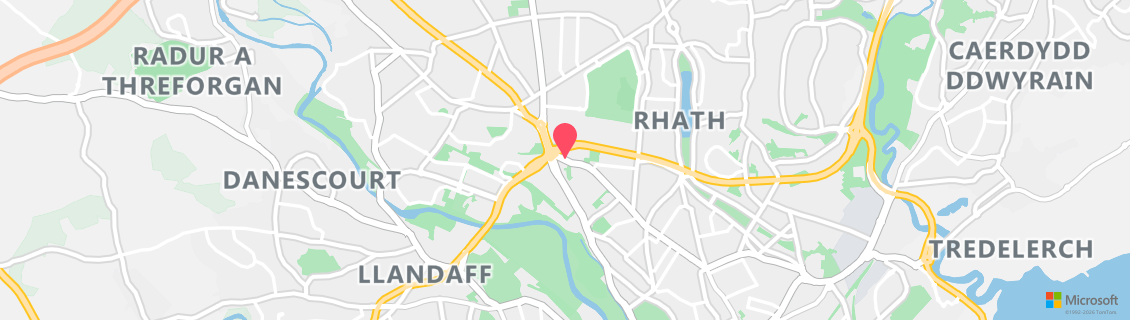 Umgebungskarte des Tauchshops Cardiff Scuba Ltd