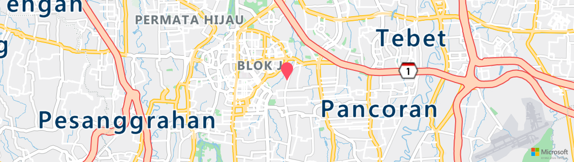 Map of the dive shop Master Selam Jakarta