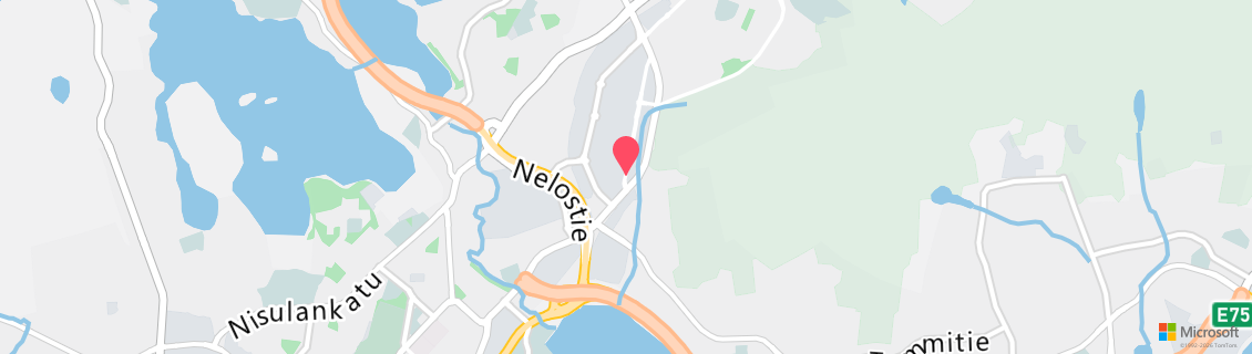 Map of the dive shop Jyvaskylan Sukelluskeskus