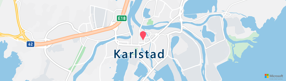 Map of the dive shop Oxygene Karlstad