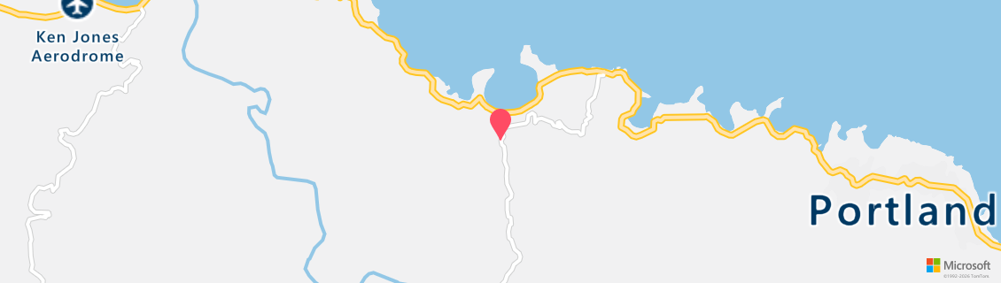 Umgebungskarte des Tauchshops Lady G'Diver, Ltd., Jamaica