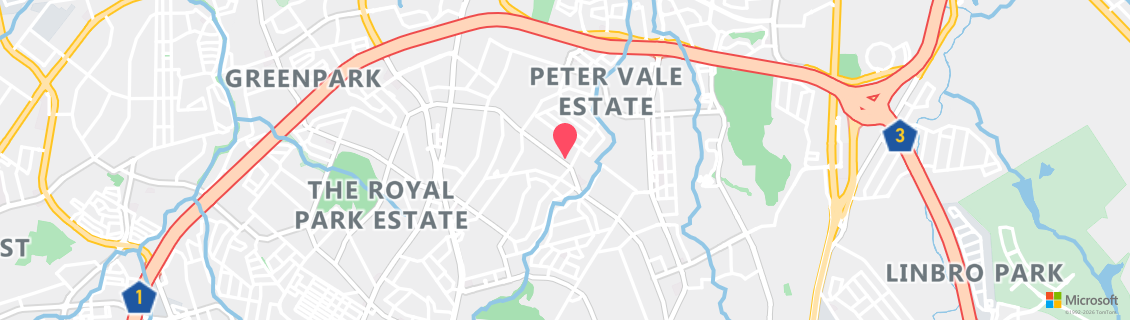 Map of the dive shop Sandton Scuba