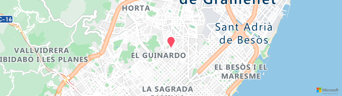 Umgebungskarte des Tauchshops Thalassa-Diving Barcelona