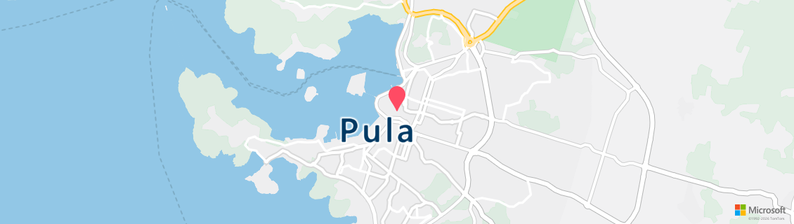 Map of the dive shop Centar za podvodne aktivnosti Pula