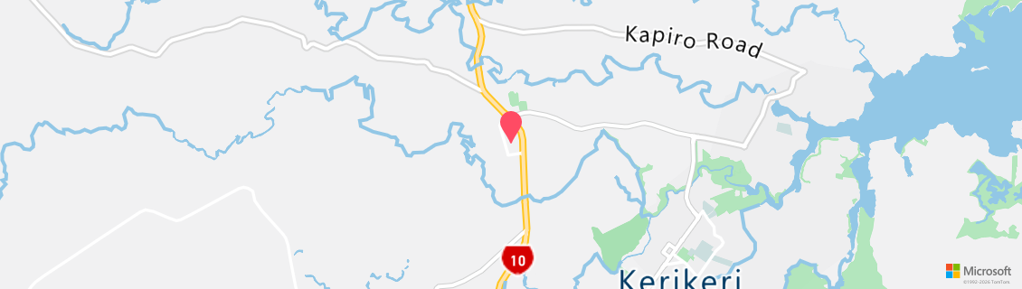 Map of the dive shop Dive Zone Bay of Islands