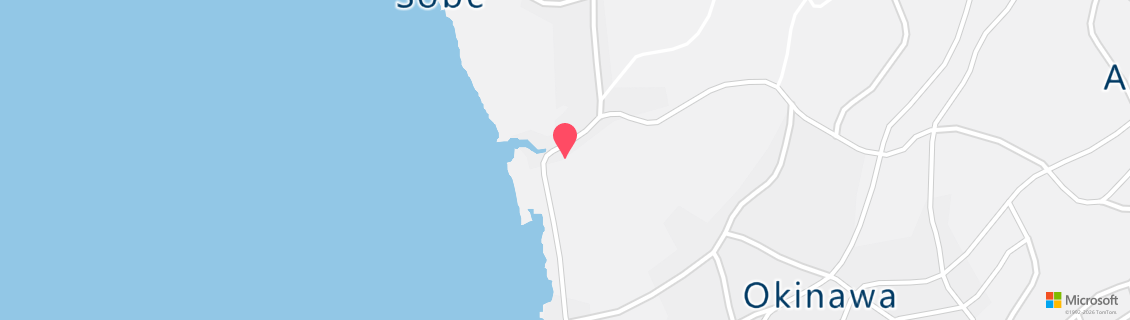 Map of the dive shop Nankuru Diver'S Okinawa